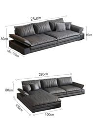 Ghế Sofa góc vải cao cấp , trắng kem BSF194