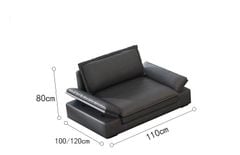 Ghế Sofa góc vải cao cấp , trắng kem BSF194
