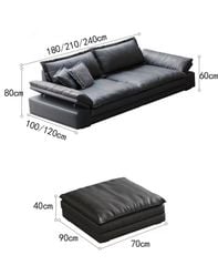 Ghế Sofa góc vải cao cấp , trắng kem BSF194