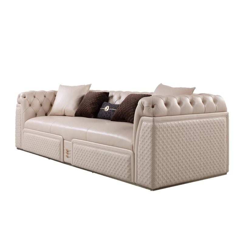  Bộ Sofa da bò tiếp xúc BSF198 