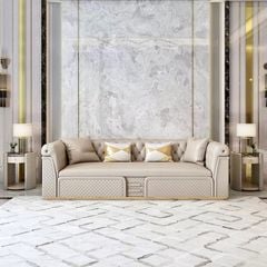 Bộ Sofa da bò tiếp xúc BSF198