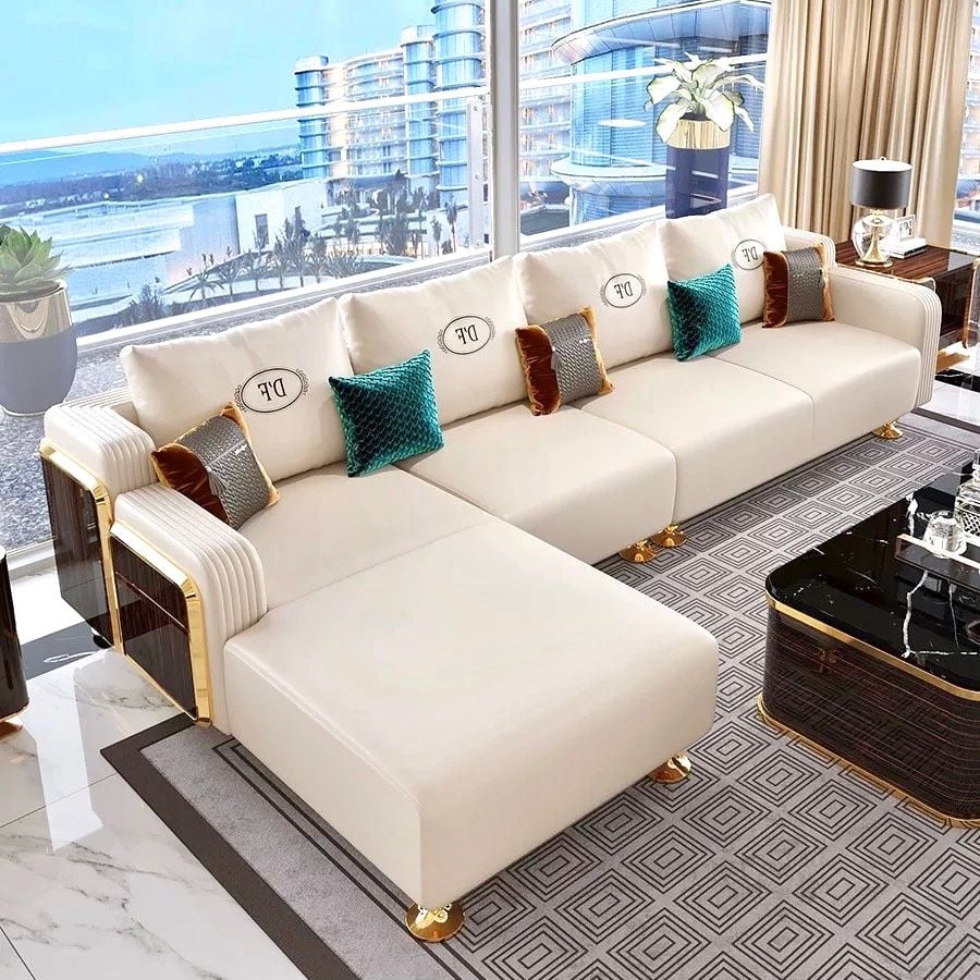 Ghế Sofa góc da cao cấp -  BSF199