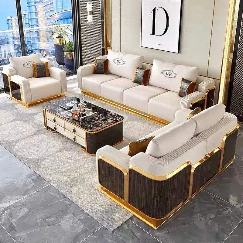 Ghế Sofa góc da cao cấp -  BSF199