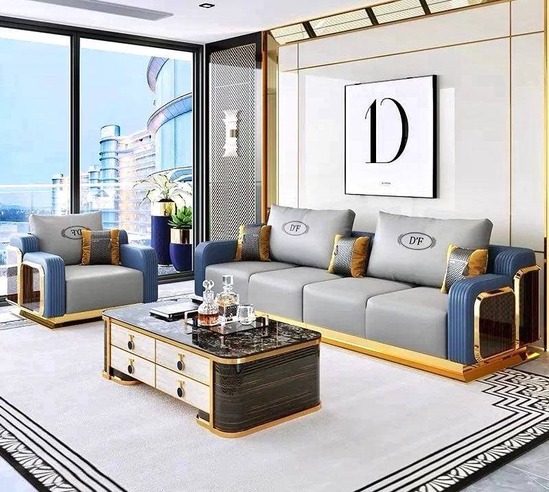 Ghế Sofa góc da cao cấp -  BSF199