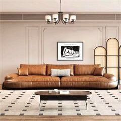 Bộ Sofa da nhập khẩu màu da bò BSF200