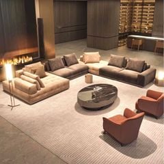 Ghế Sofa góc da cao cấp - BSF198