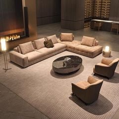 Ghế Sofa góc da cao cấp - BSF198
