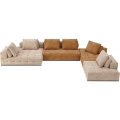 Ghế Sofa góc da cao cấp - BSF198