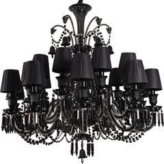 Đèn chùm pha Lê đen - KKDC9809T12