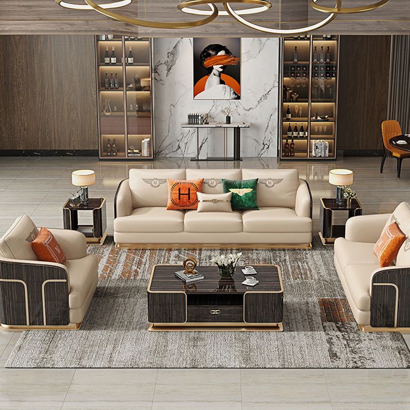 Bộ Sofa da nhập khẩu da bò BSF203