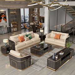 Bộ Sofa da nhập khẩu da bò BSF203