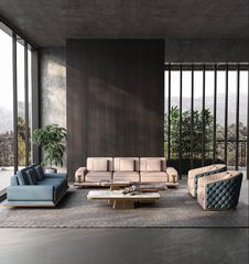 Bộ sofa da bò nhập khẩu BSF179