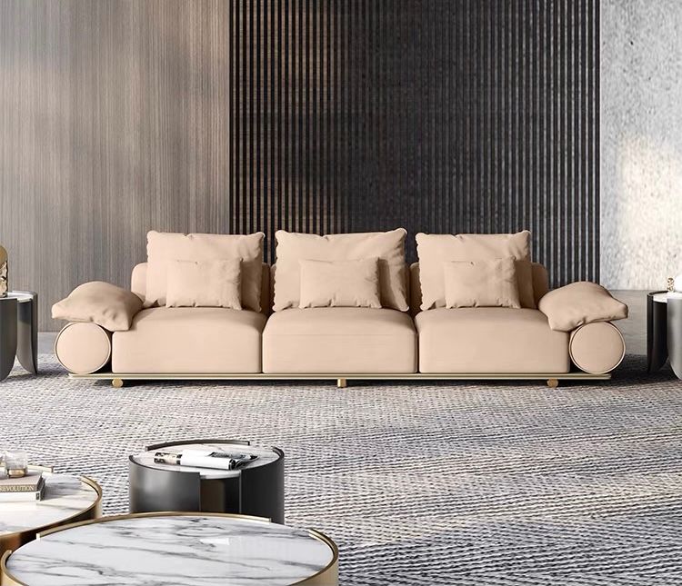 Bộ sofa da bò nhập khẩu BSF180