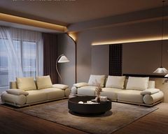 Bộ sofa da bò nhập khẩu BSF180