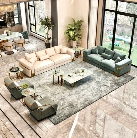 Bộ Sofa da nhập khẩu BSF202