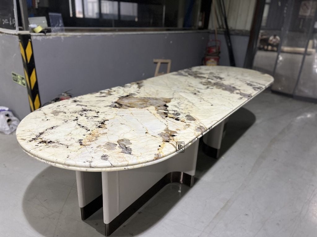 Bàn ăn mặt đá nhập khẩu cao cấp BA0168
