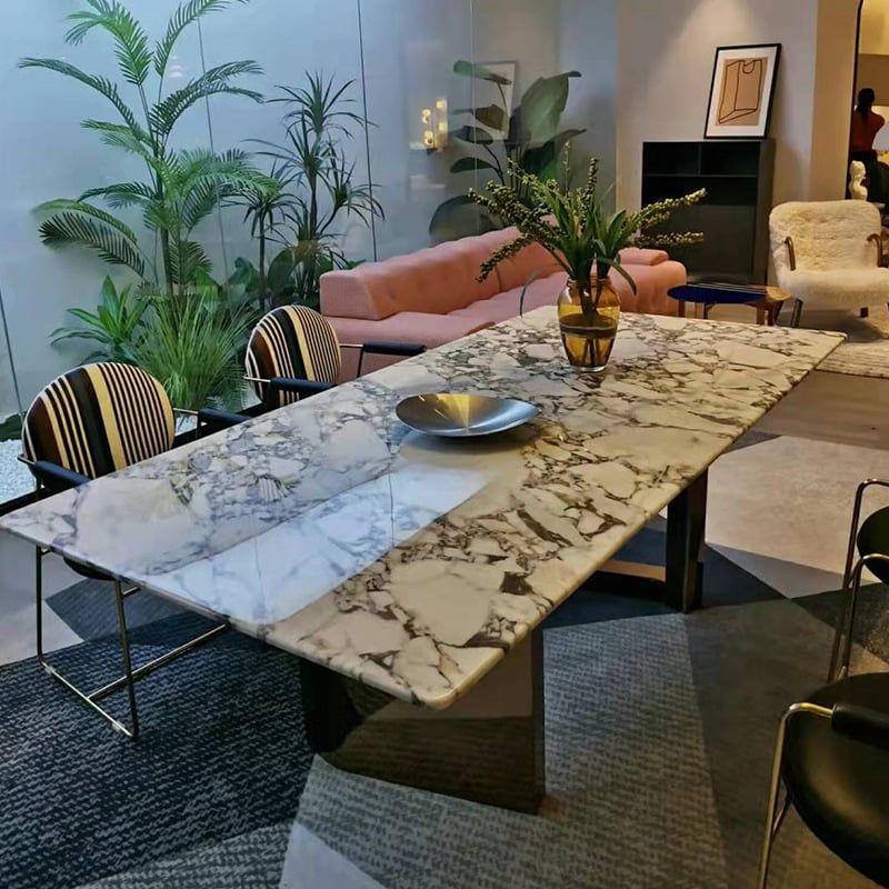 Bàn ăn mặt đá nhập khẩu cao cấp BA0166