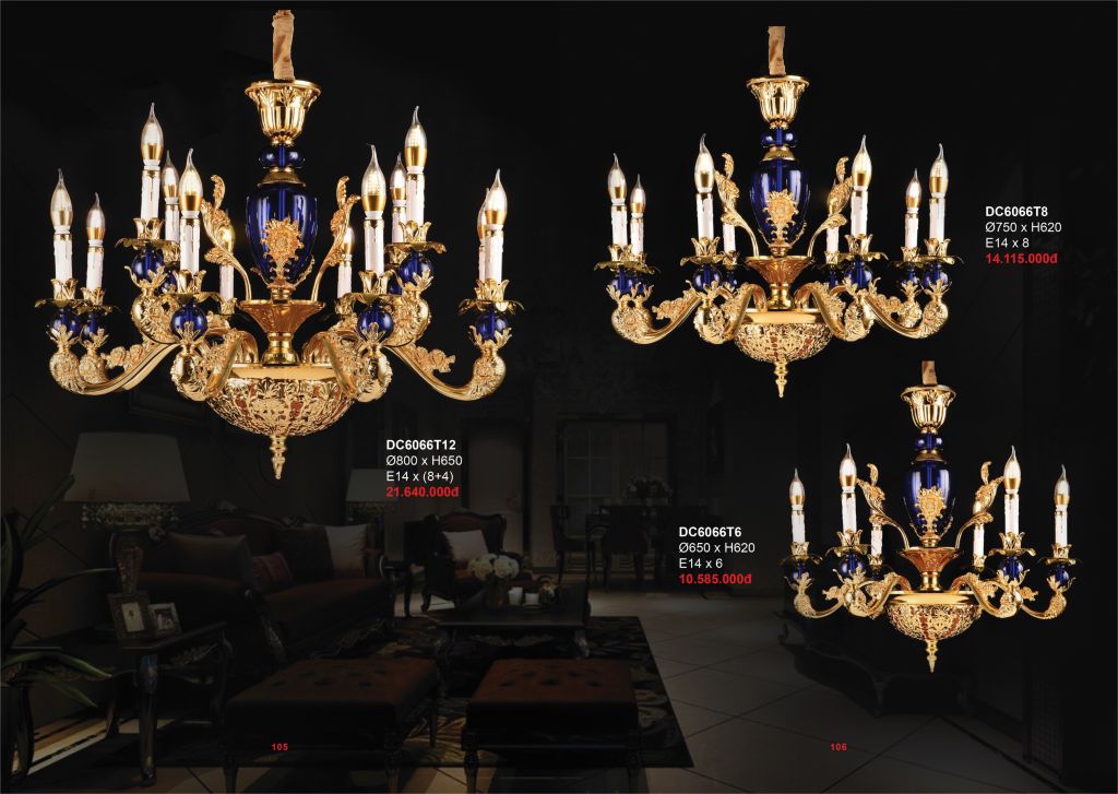 Đèn chùm KKDC6066T8