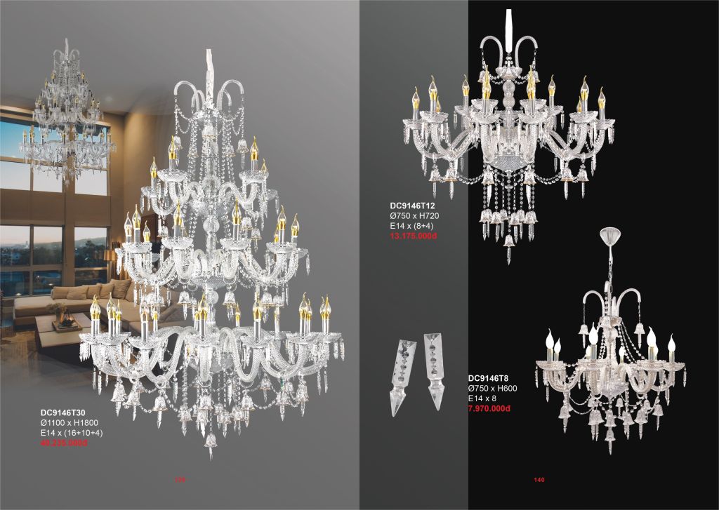 Đèn chùm KKDC9146T30