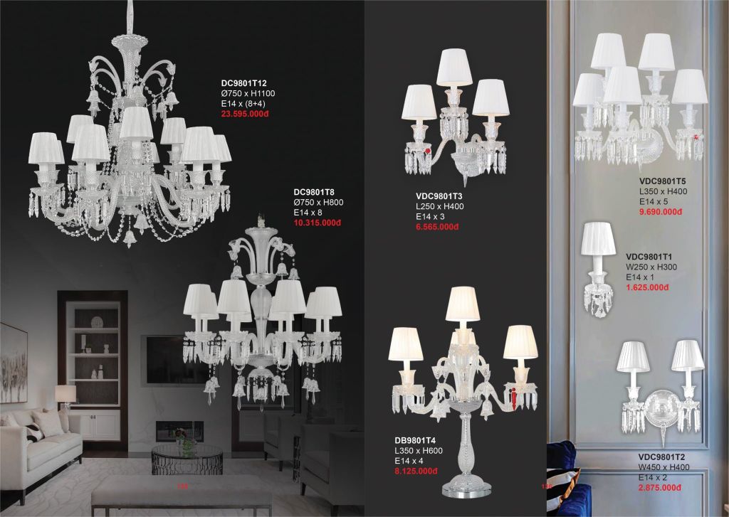 Đèn chùm KKDC9801T20