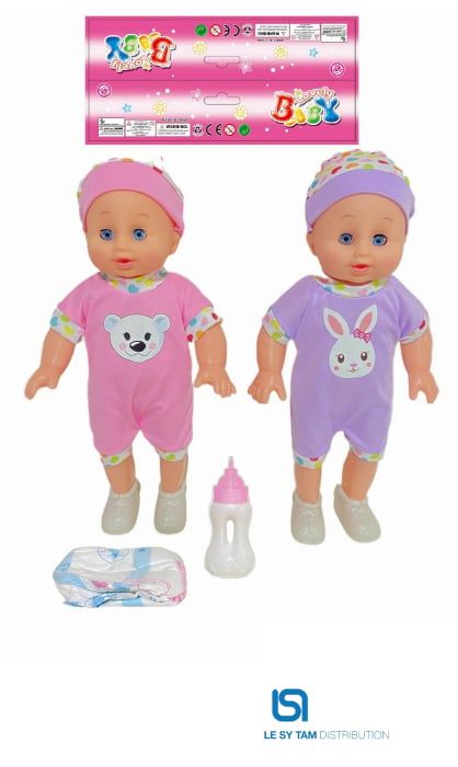  Bê gái bình sữa khóc cười 4013T2 