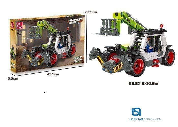  Hộp xếp hình xe công trình 57003 