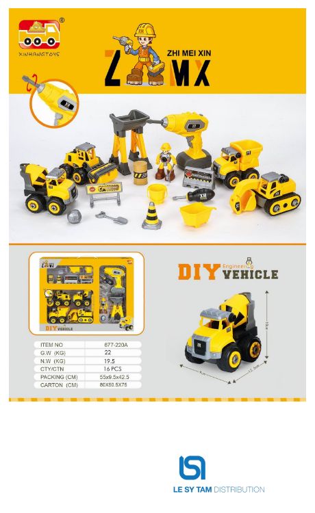  Hộp xe công trình kỹ thuật 677-220A 