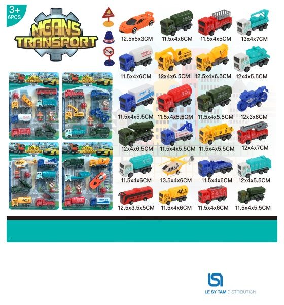  Vỉ xe công trình 6801 