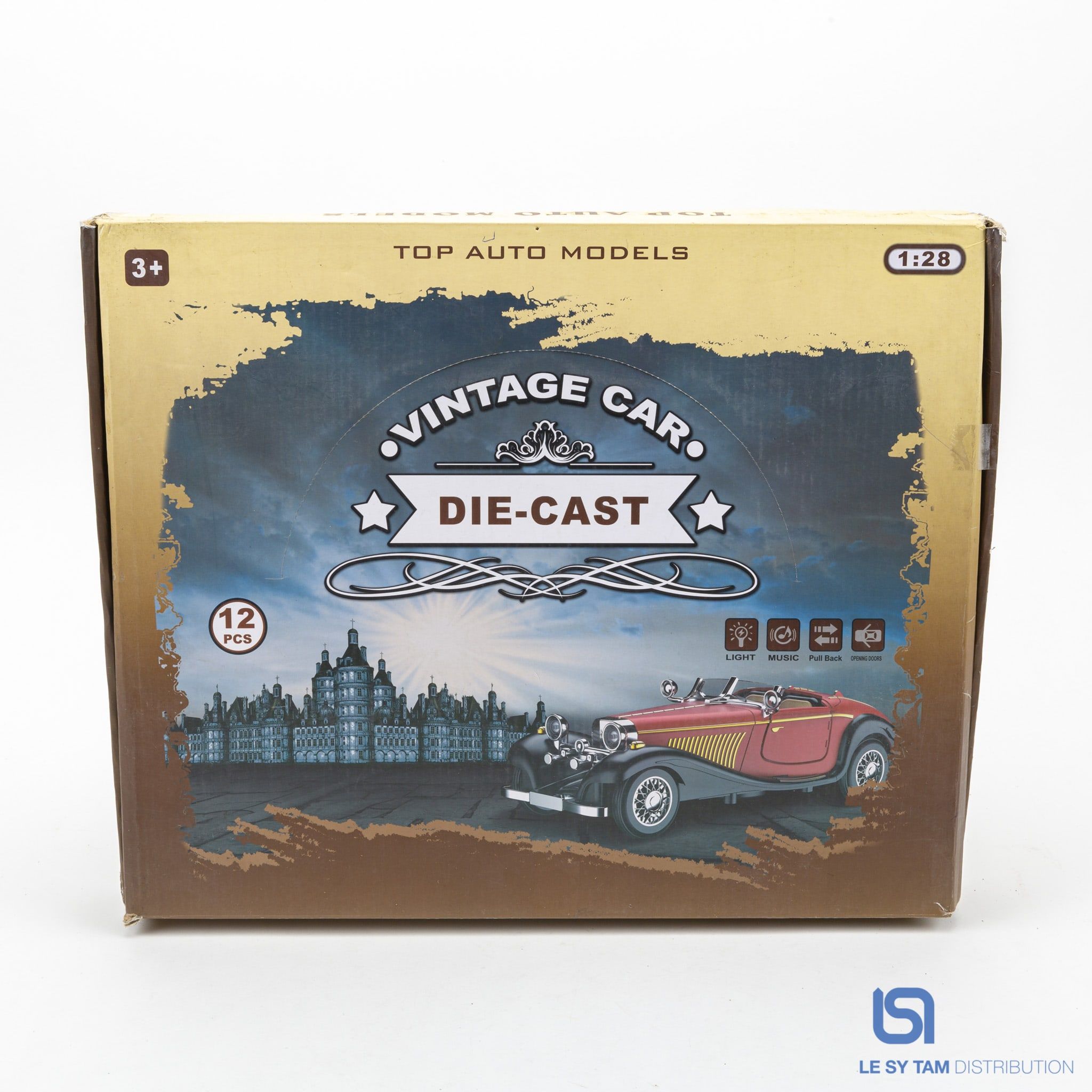  Hộp 12 xe cổ sắt YH 62-1 