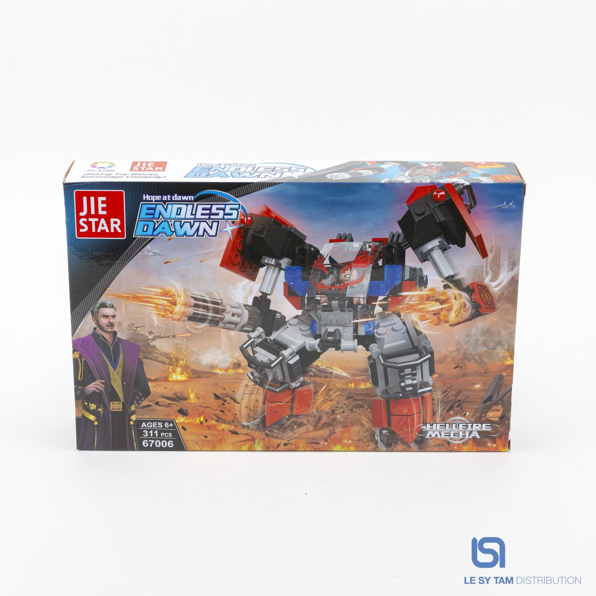  Hộp xếp hình rô bô 67006 