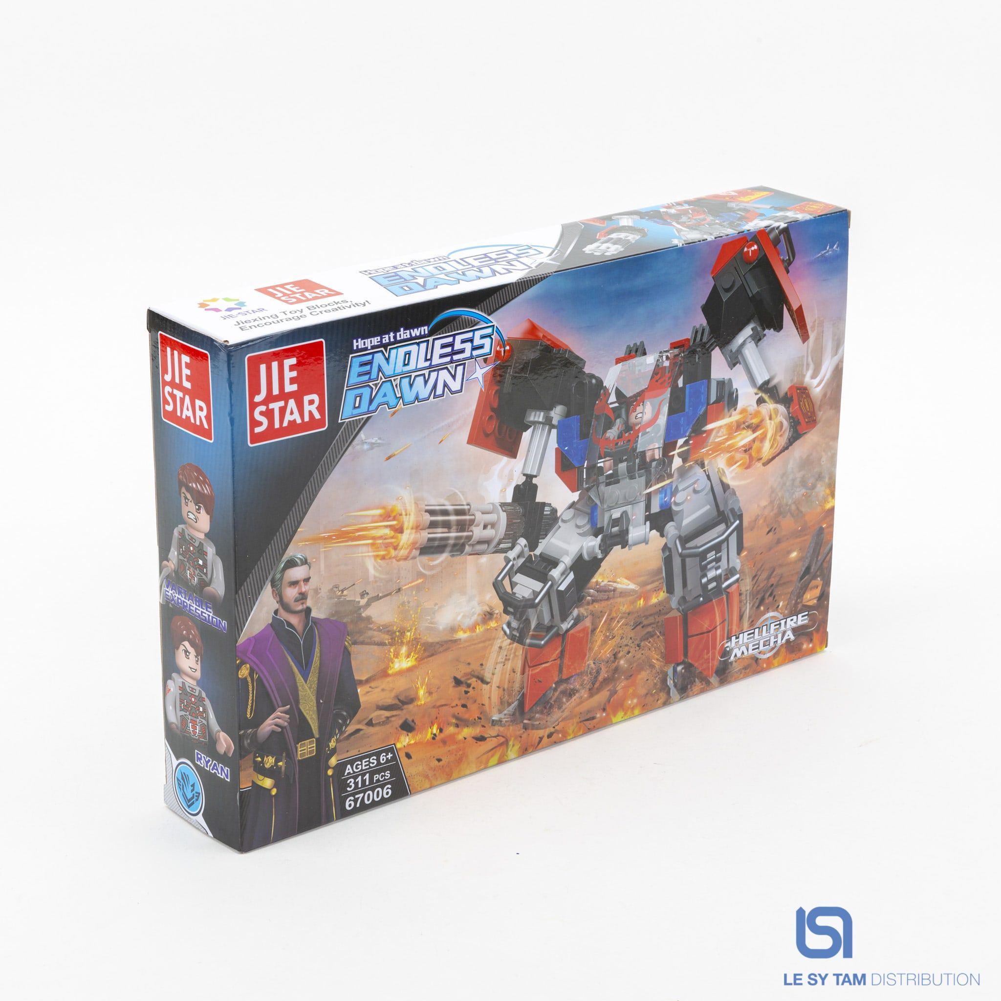  Hộp xếp hình rô bô 67006 