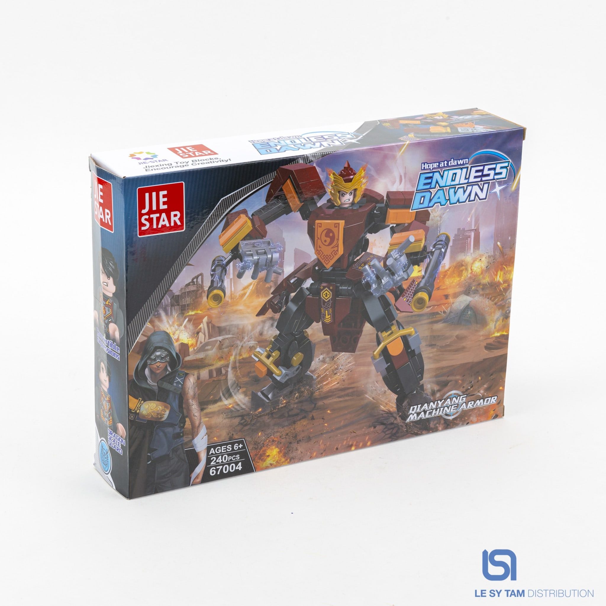  Hộp xếp hình rô bô 67004 