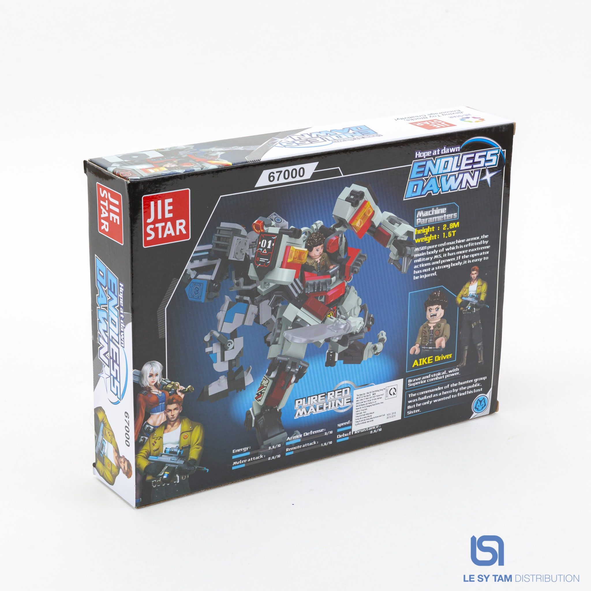  Hộp xếp hình rô bô 67000 