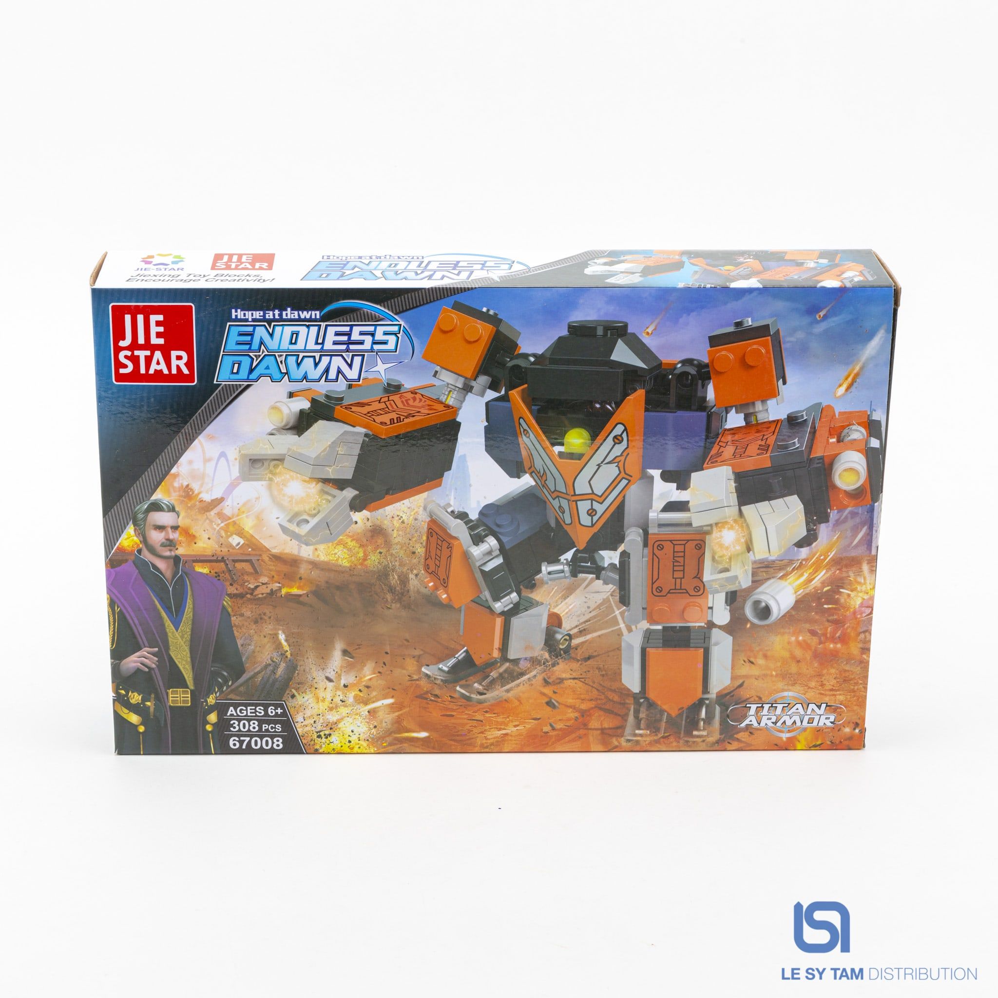  Hộp xếp hình rô bô 67008 