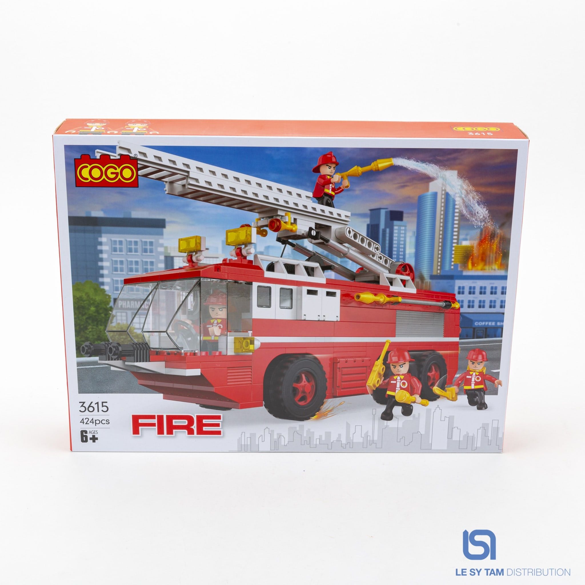  Hộp xếp hình xe cứu hỏa 3615 
