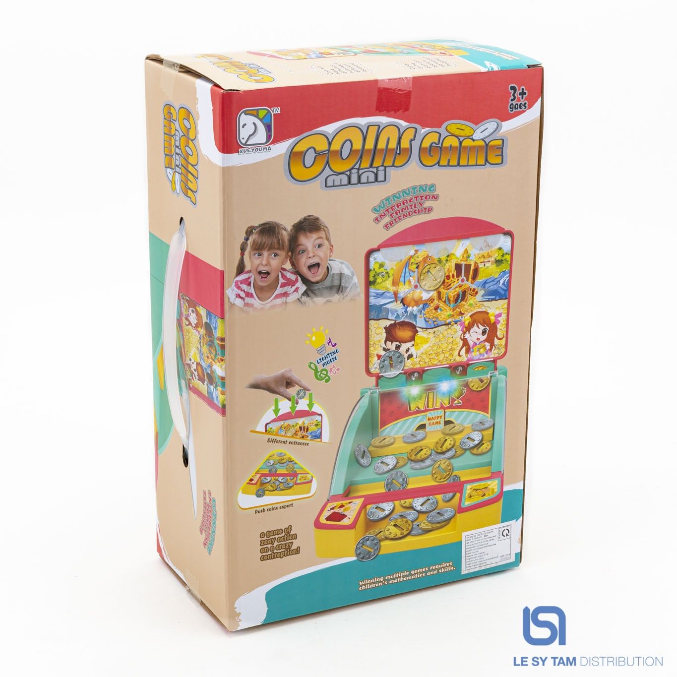  Hộp máy đẩy tiền xu SD 666 