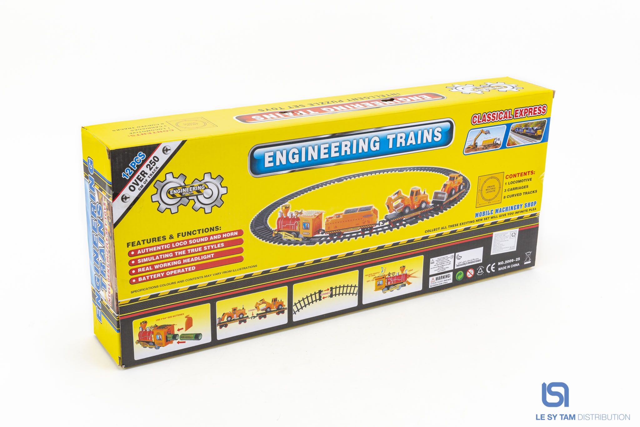 Hộp xe lửa công trình 2009-25 