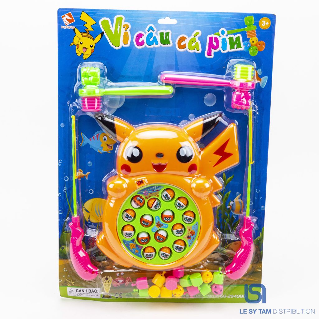  Vỉ câu cá búa đập Pikachu LT2949BD 