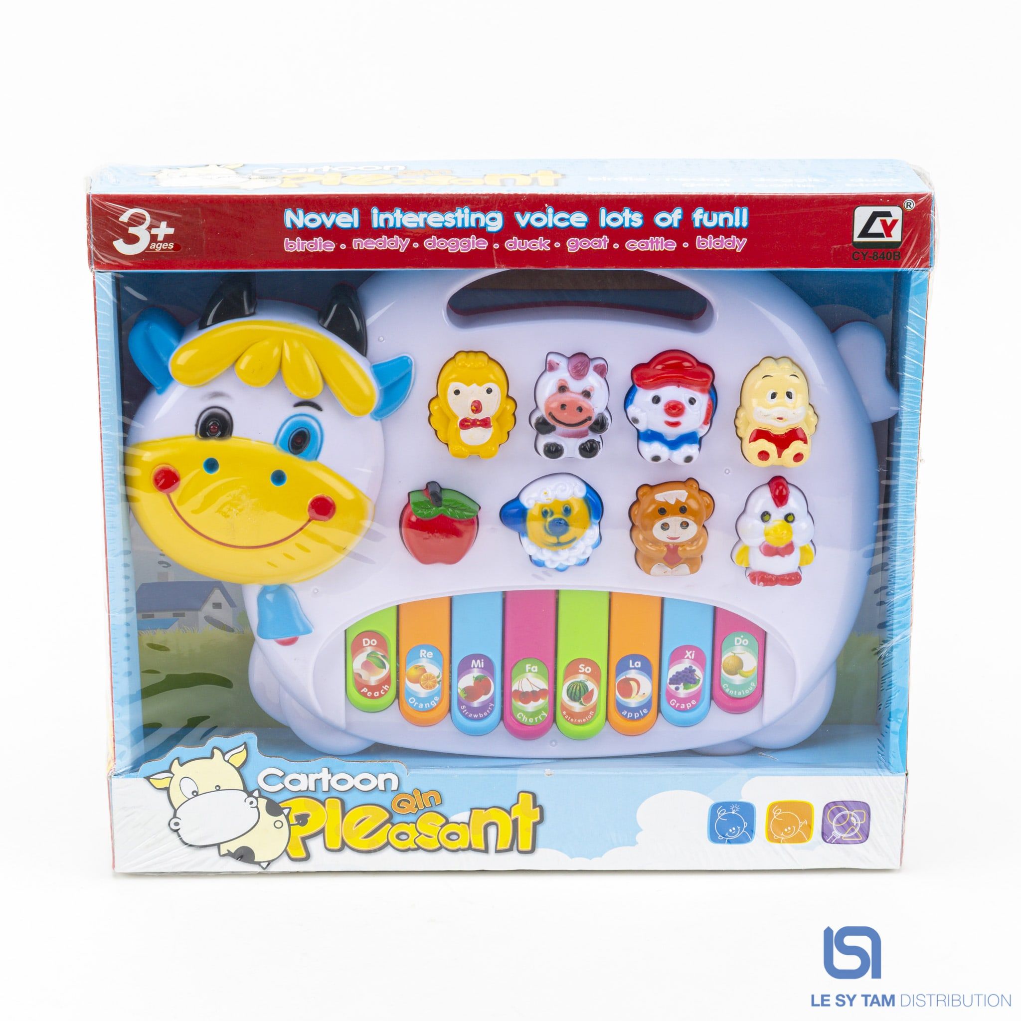  Hộp đàn hình con bò 840B 