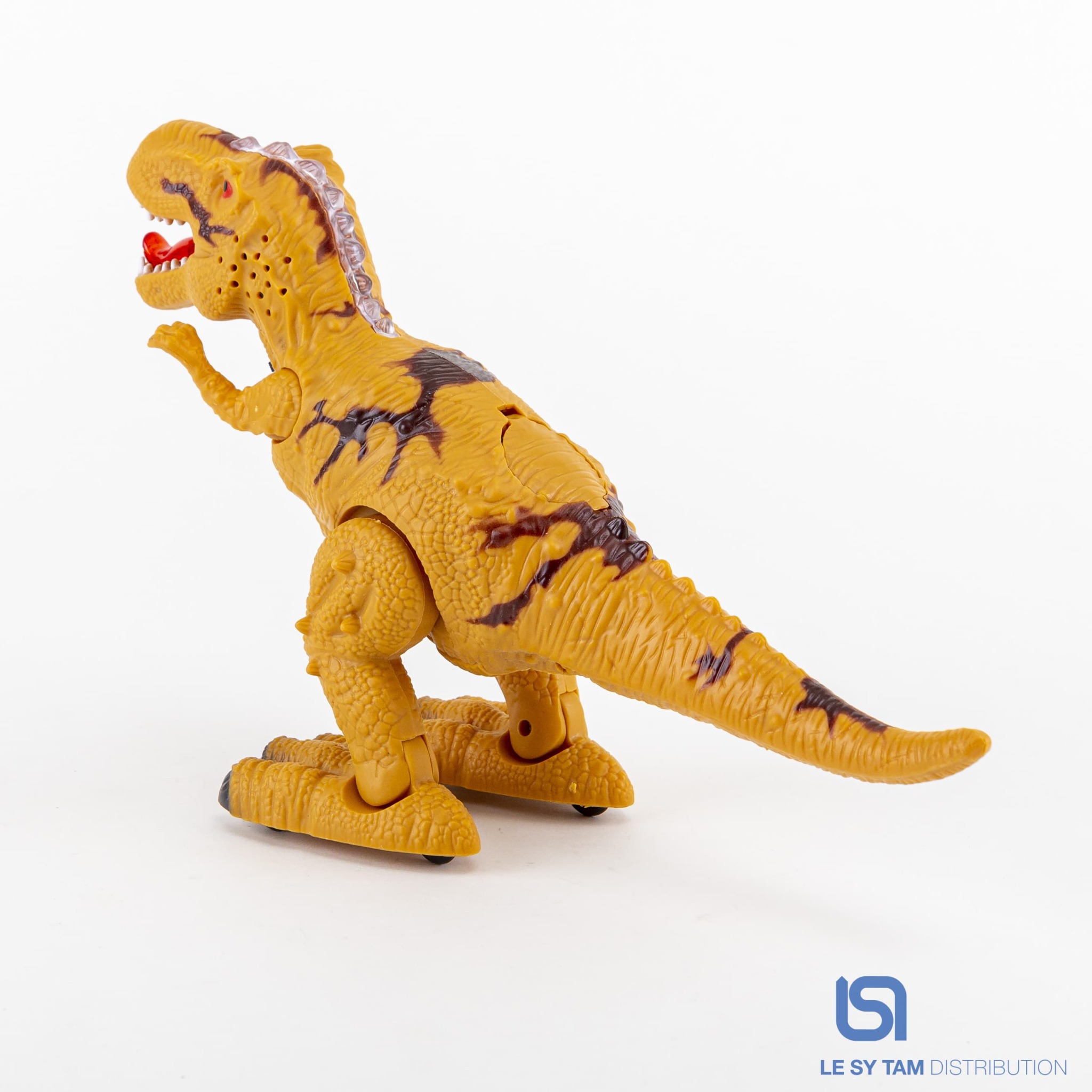 Tiranosaurio Rex Marrón Vapor Luces