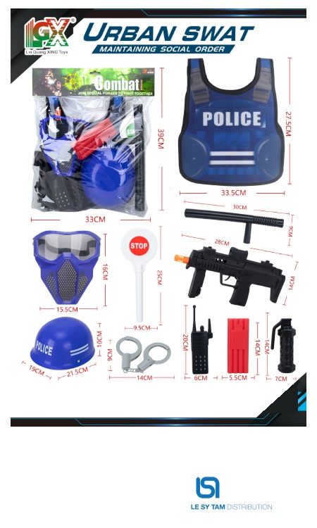  Túi dụng cụ cảnh sát có mũ 747-14 