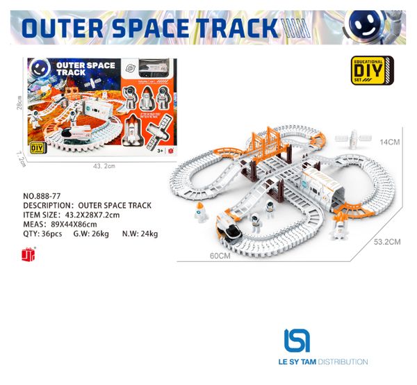  Hộp đường ray tàu vũ trụ 888-77 