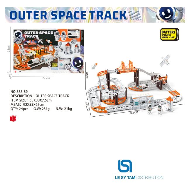  Hộp đường ray tàu vũ trụ 888-89 