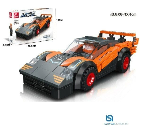  Hộp xếp hình xe đua 92300-5 