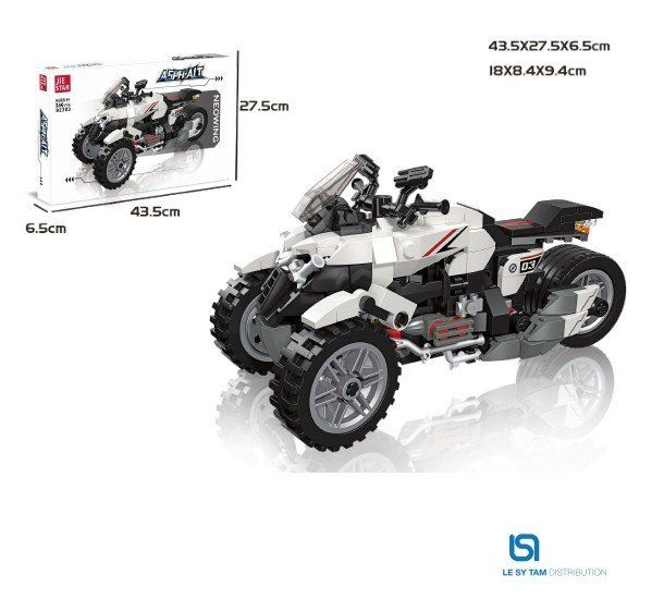  Hộp xếp hình xe mô tô 92303 