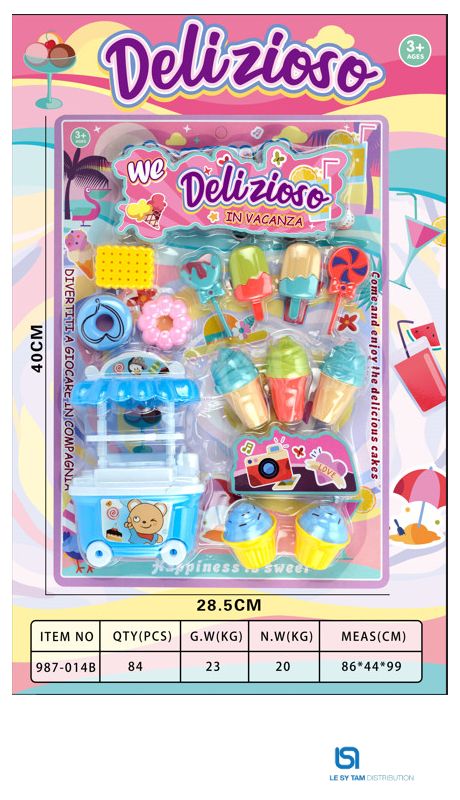  Vỉ xe Vespa kem 987-014B 