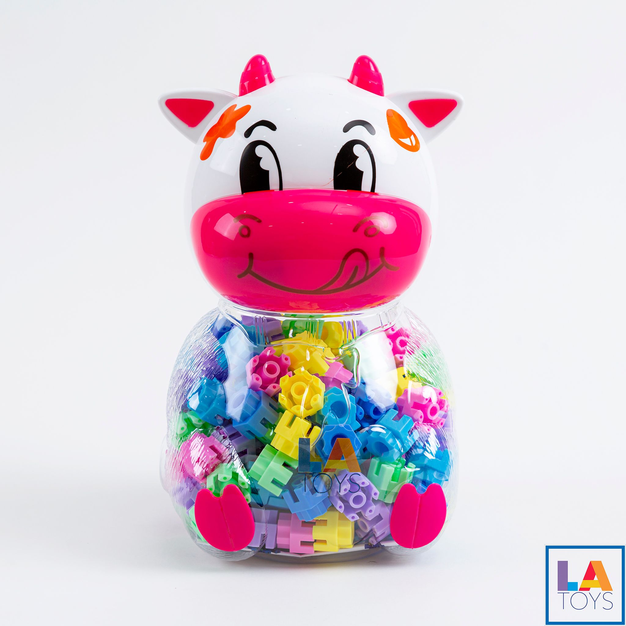  Hũ con thú lớn đựng đồ xếp hình 144 miếng LA4368-8 