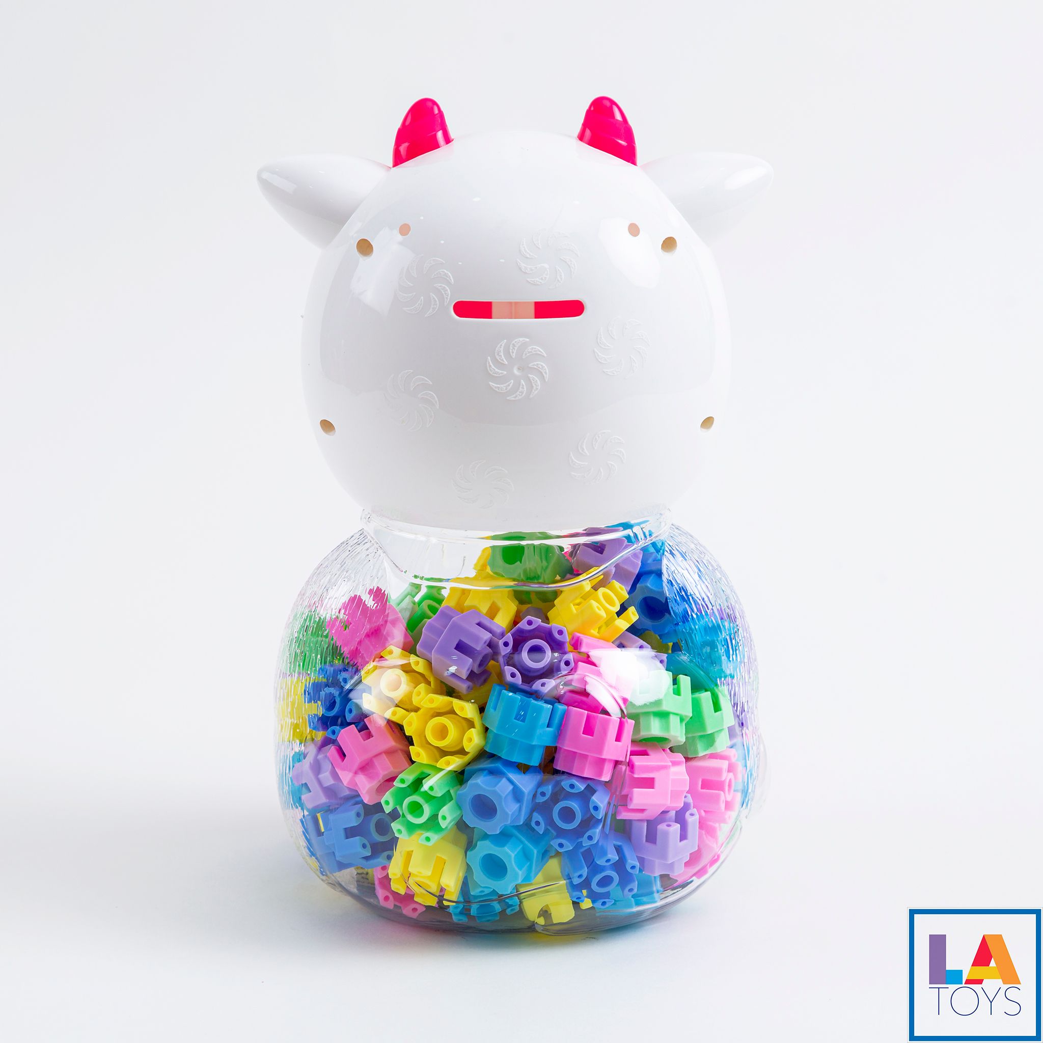  Hũ con thú lớn đựng đồ xếp hình 144 miếng LA4368-8 