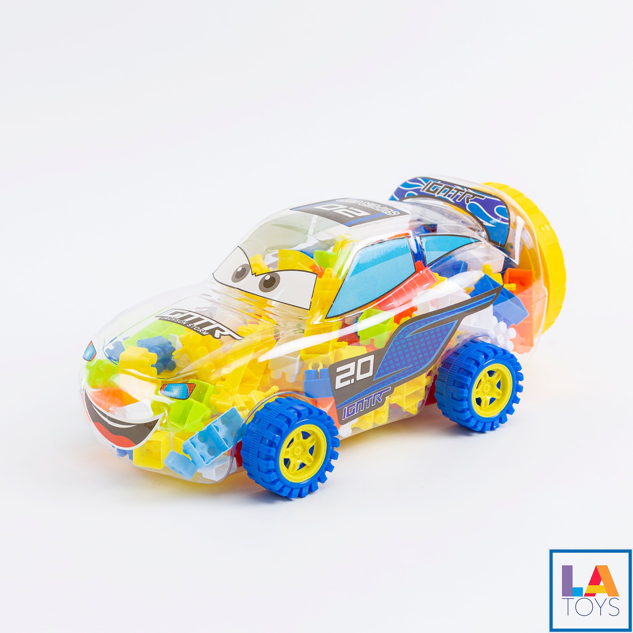  Hũ xe hơi đại chở đồ chơi xếp hình LA3368-24 
