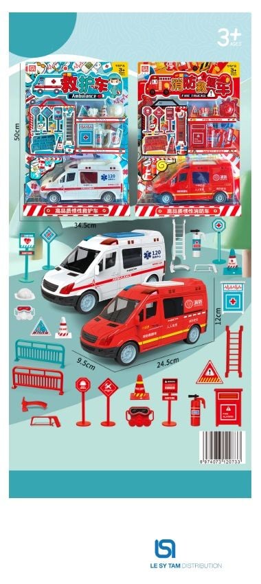  Vỉ xe cứu hỏa 168-11 